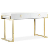 Julia Desk, White - Furniture - Office - High Fashion Home