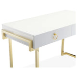 Julia Desk, White - Furniture - Office - High Fashion Home