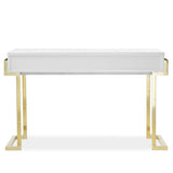 Julia Desk, White - Furniture - Office - High Fashion Home